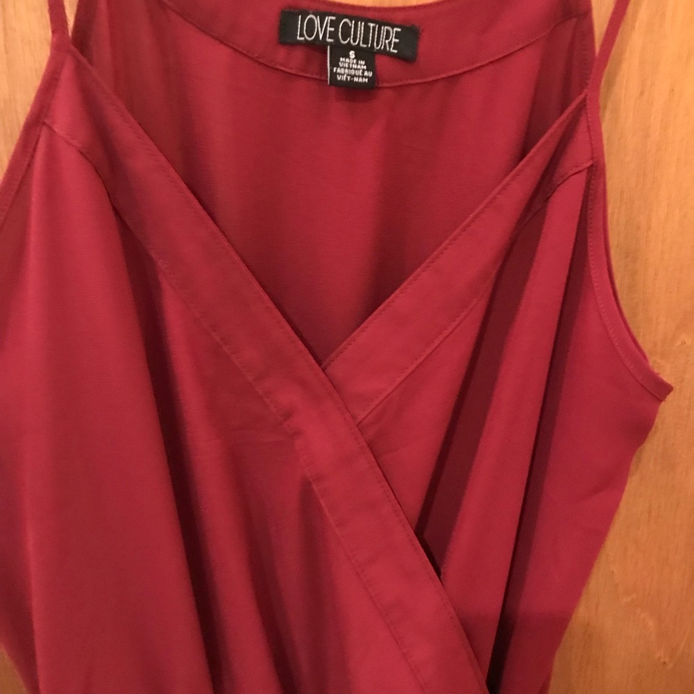 Maroon Jumpsuit